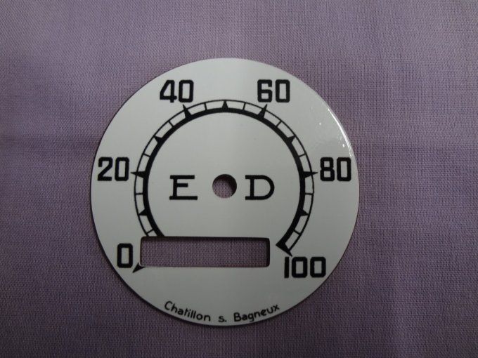   Cadran neuf de compteur en polycarbonate ,diametre 57mm --epaisseur 1,5 mm